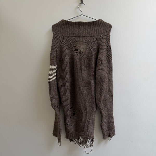 Mihara Yasuhiro Wool Distressed Cardigan
