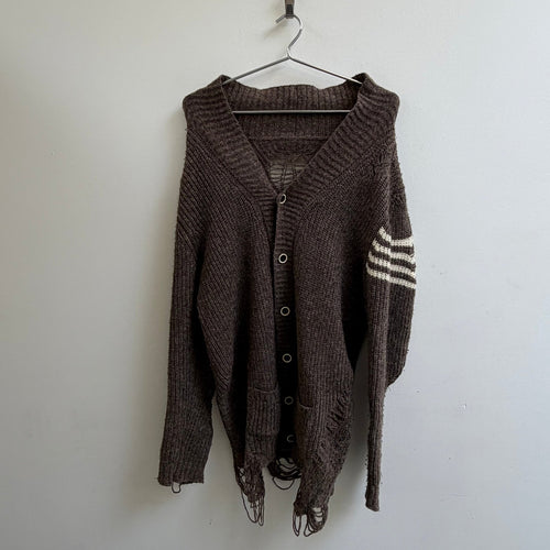 Mihara Yasuhiro Wool Distressed Cardigan