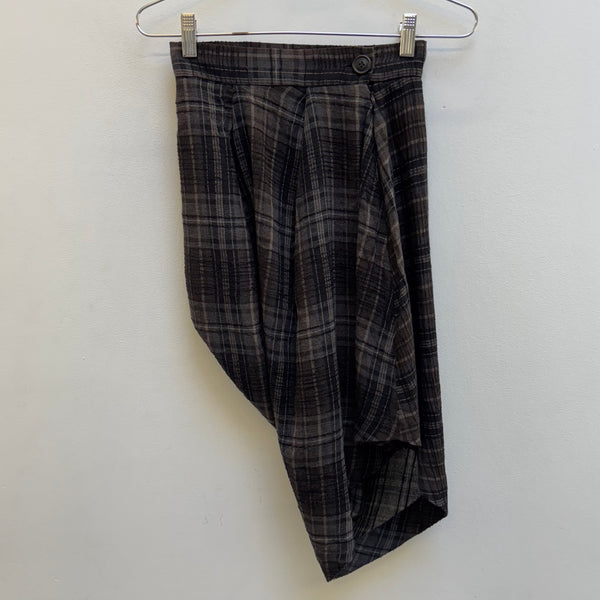 00s Vivienne Westwood Anglomania Plaid Asymmetrical Skirt