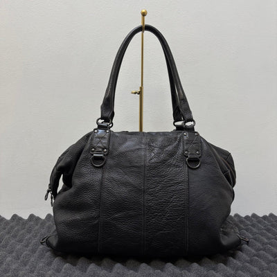 Zer Full Grain Leather Cross Zip Handbag