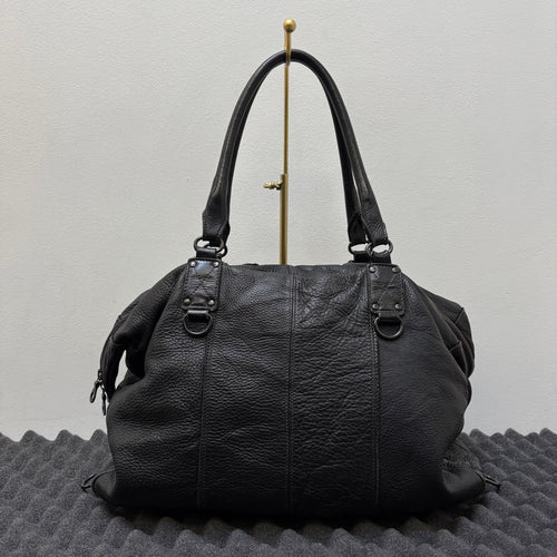 Zer Full Grain Leather Cross Zip Handbag