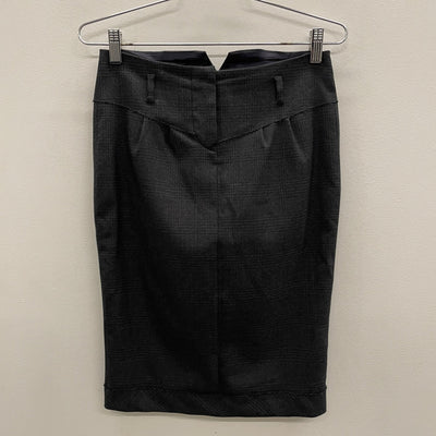 Miu Miu Plaid Mini Pencil Skirt