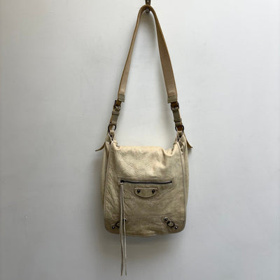 00s Balenciaga ‘The Day’ Leather Hobo Bag by Nicholas Ghesquiere