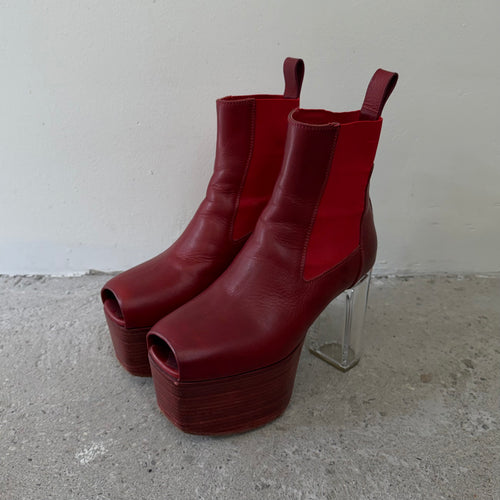 SS20 Rick Owens Open-Toe “Kiss” Heels