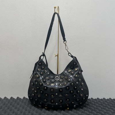 00s Yves Saint Laurent By Tom Ford Stud Leather Mombasa Shoulder Bag