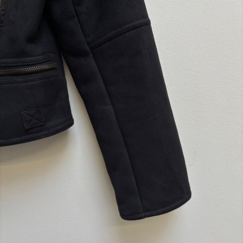 Balmain Fur Lining Zip Up Jacket