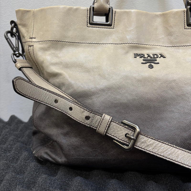 Prada Gradient Leather Shoulder Bag