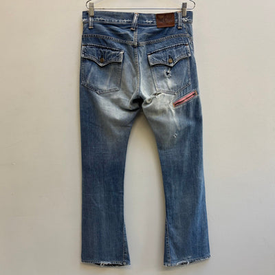 00s Hysteric Glamour Distressed Studded Jeans