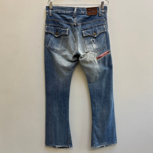 00s Hysteric Glamour Distressed Studded Jeans
