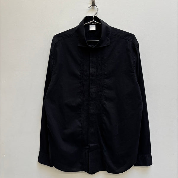 00s Issey Miyake Pleated Front Button Up Blouse