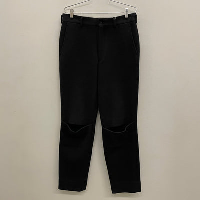 Commes Des Garçons Knee Cutout Trousers