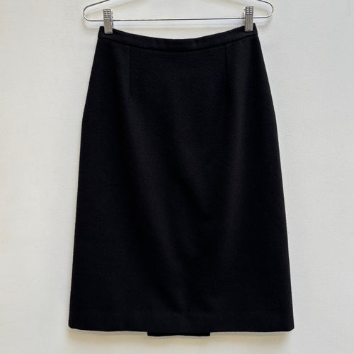 FW03 Balenciaga by Nicolas Ghesquiere Wool Pencil Skirt