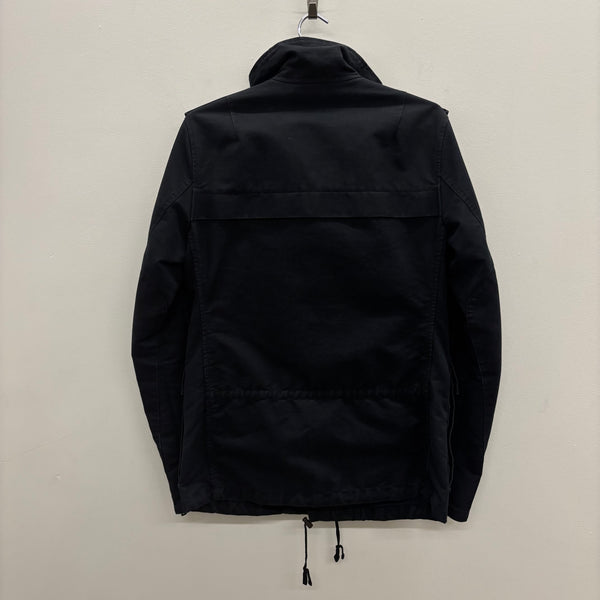 Balmain Biker Parka High Collar Jacket