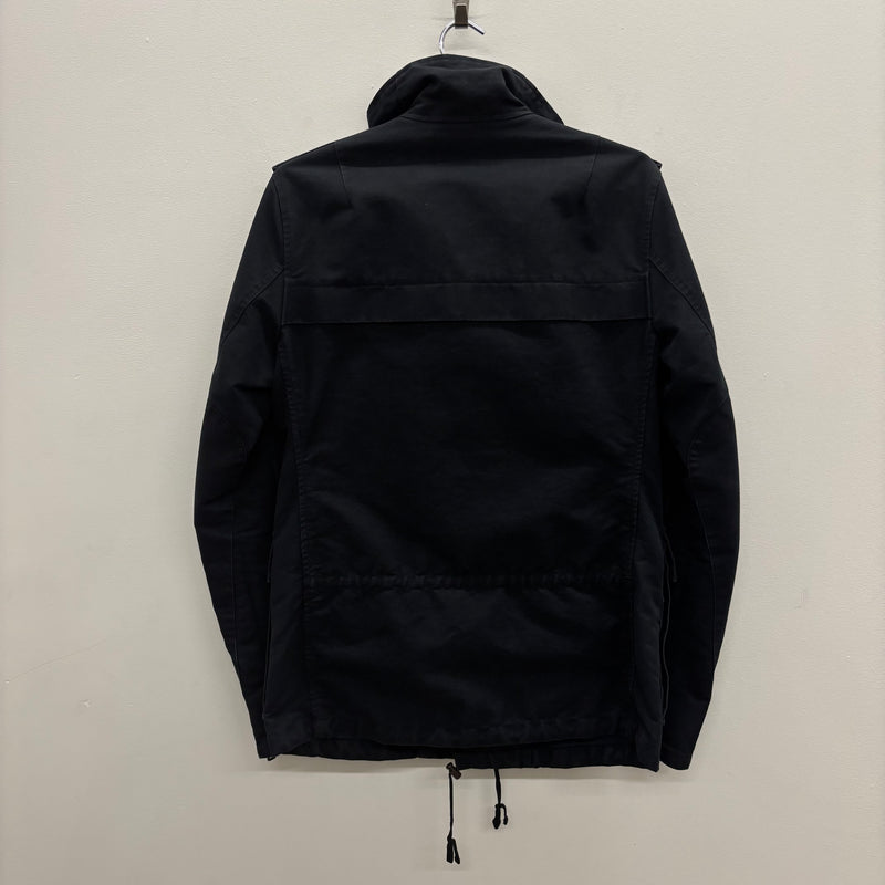 Balmain Biker Parka High Collar Jacket