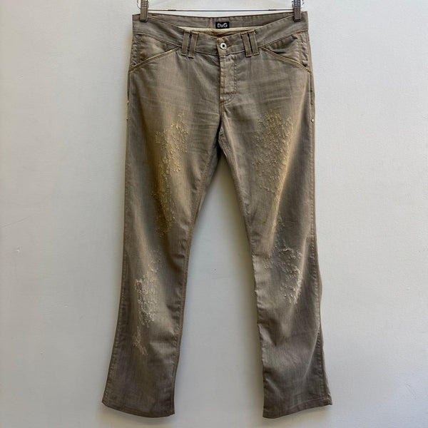 00s Dolce & Gabbana Distressed Jeans