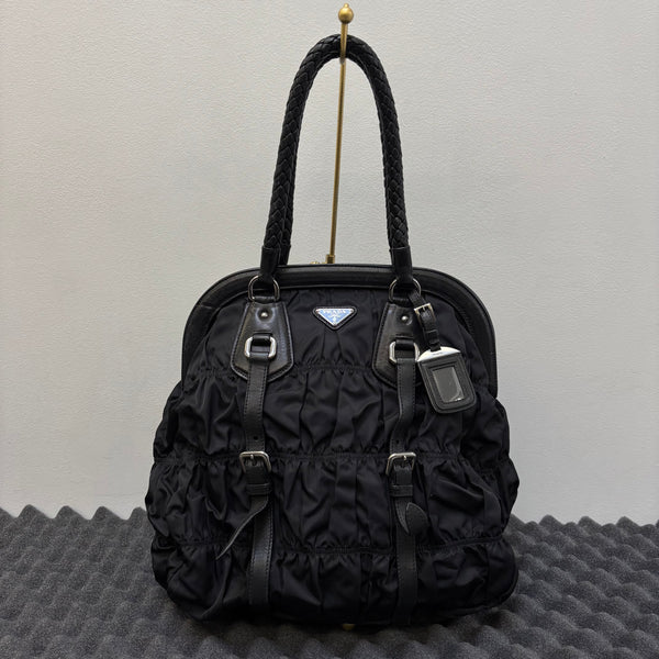 FW06 Prada Nylon Gaufre Hobo Bag