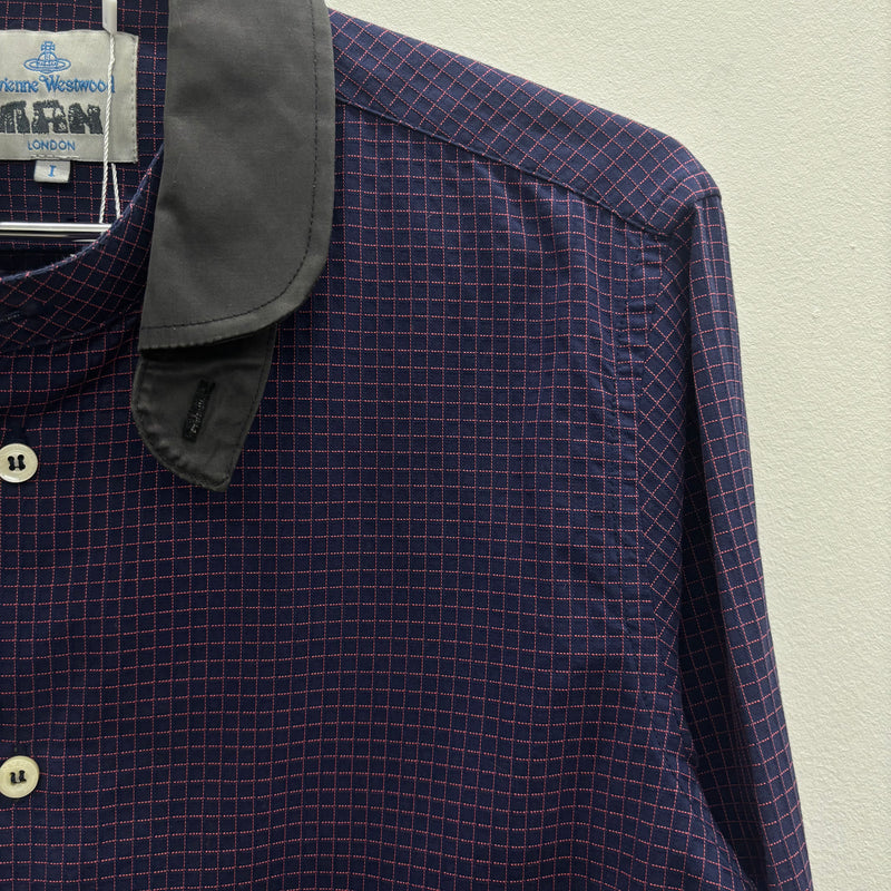 90s Vivienne Westwood Detachable Collar Button Up