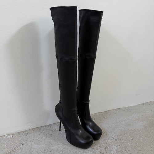 FW08 Rick Owens “Stag” Thigh-High Platform Stiletto Boots