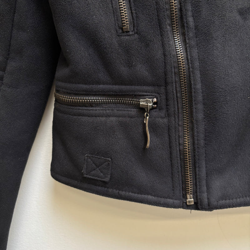 Balmain Fur Lining Zip Up Jacket