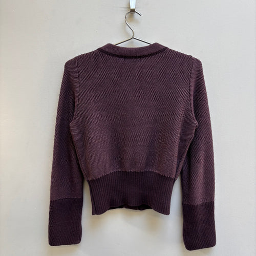 00s Atsuro Tayama Wool Knit Cropped Cardigan
