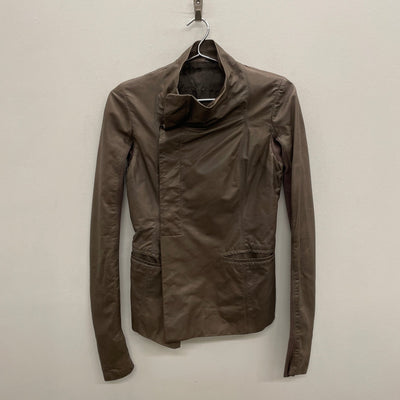 FW06 Rick Owens “DUSTOLATOR” Asymmetrical High Neck Jacket