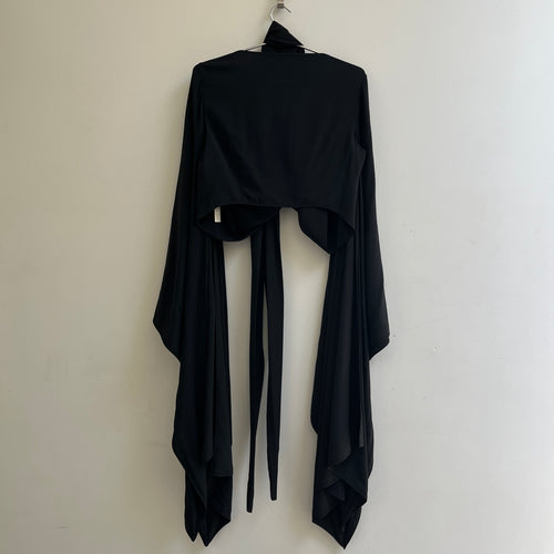 SS23 Rick Owens ‘EDFU’ Draped Waterfall Cardigan