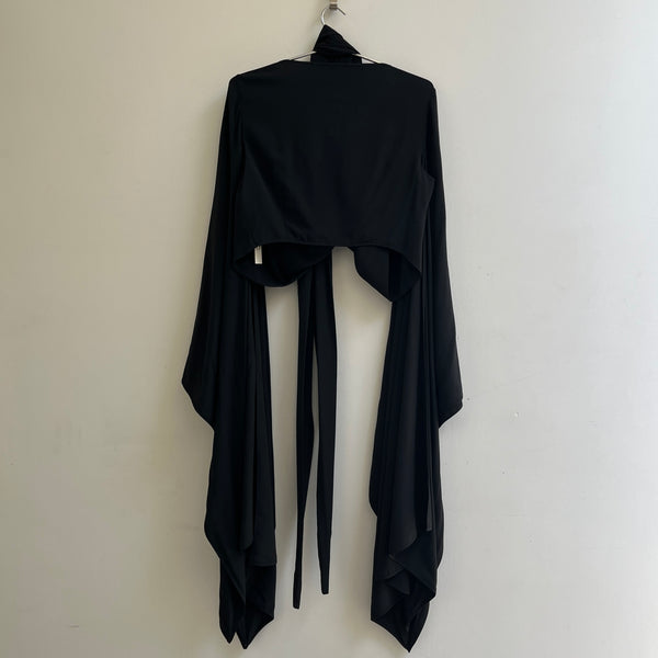 SS23 Rick Owens ‘EDFU’ Draped Waterfall Cardigan