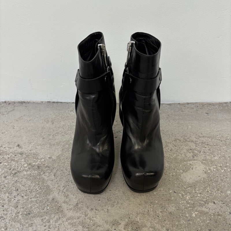 Rick Owens Wedged Buckle Heels