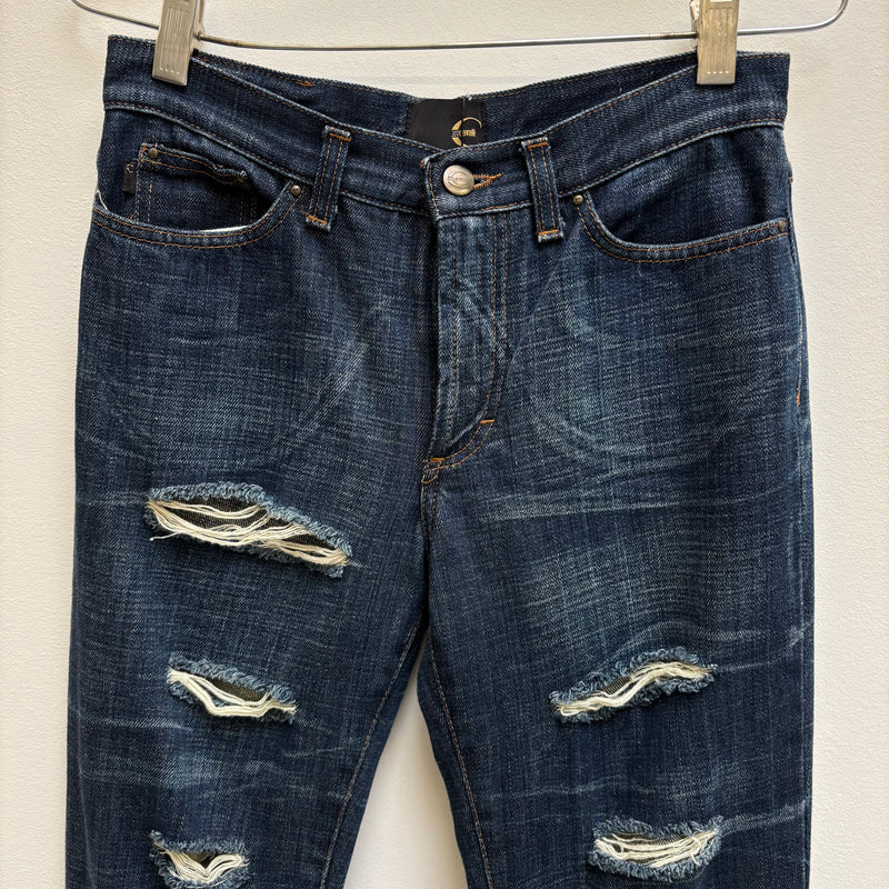 Roberto Cavalli Distressed Jeans