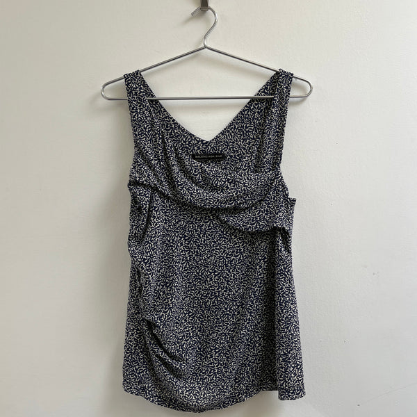 FW10 Balenciaga By Nicolas Ghesquiere Draped Tank Top