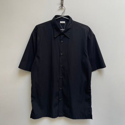 Dries Van Noten Crinkled Short Sleeve Dress Shirt