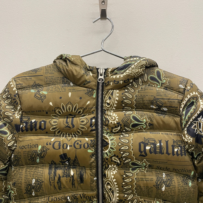 John Galliano Patterned Puffer Jacket