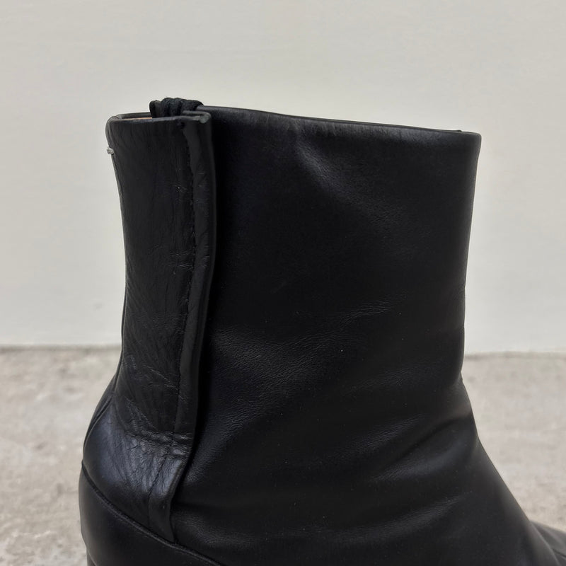 Maison Margiela Leather Tabi Heeled Boots