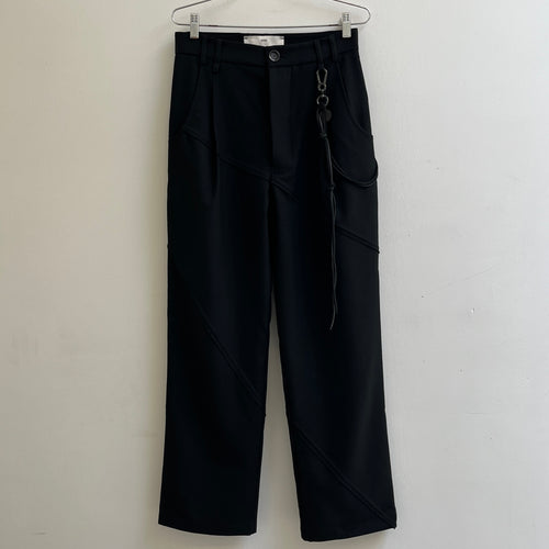 SS26 Song For The Mute Slash Loose Pleated Trousers