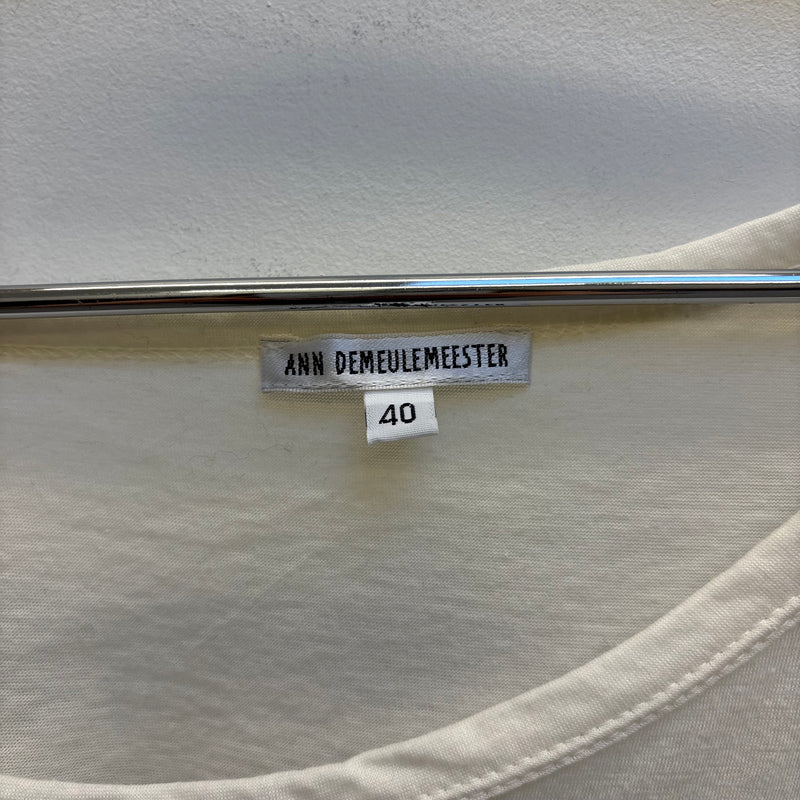 Ann Demeulemeester Off The Shoulder Sheer Top