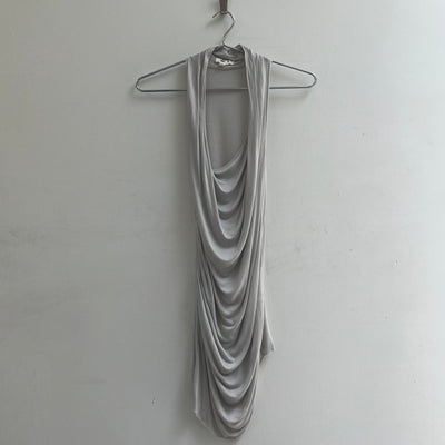 00S Helmut Lang Asymmetrical Draped Tank Top