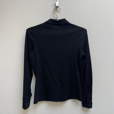 00s MIU MIU Ribbed Button Up Collared Top