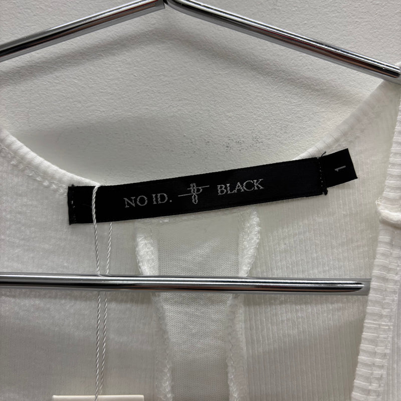 No ID. Back Cross Ribbed Tank Top