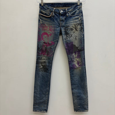 Hysteric Glamour Destroy All Monsters Jeans