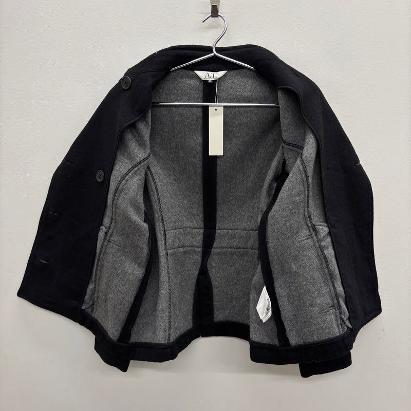 Atsuro Tayama Wool Double Breasted Peacoat