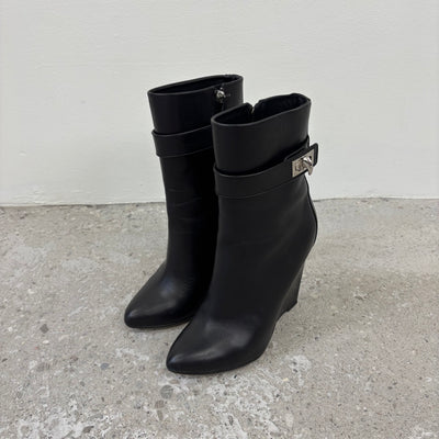 Givenchy Shark Lock Wedge Heel Boots