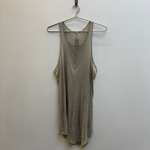 FW24 Rick Owens ‘PORTERVILLE’ Long Tank Top (Cream)