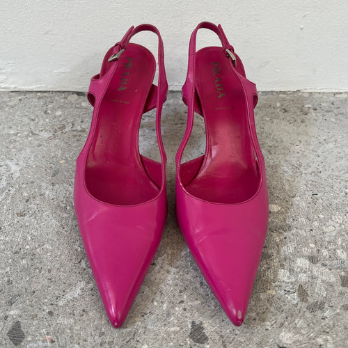 00S Prada Slingback Pumps