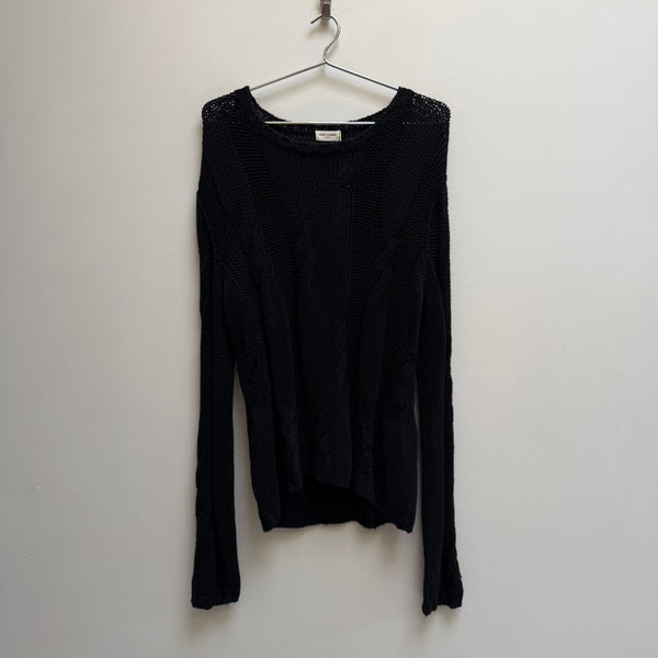 FW18 Saint Laurent Fisherman Sweater