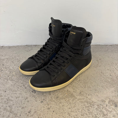 Yves Saint Laurent High-Top Leather Sneakers