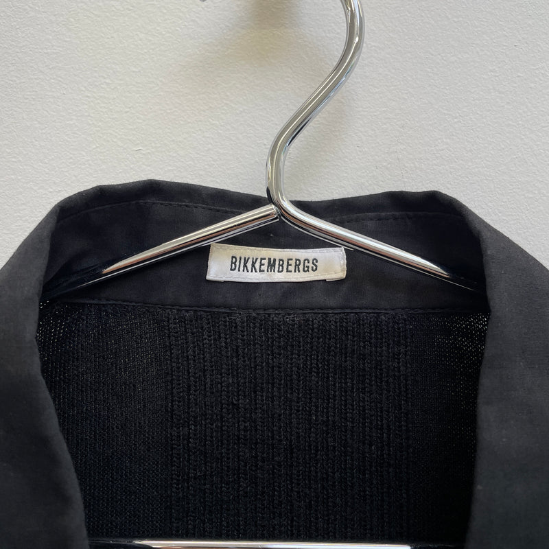 Dirk Bikkembergs Shirt Collar Hybrid Sweater