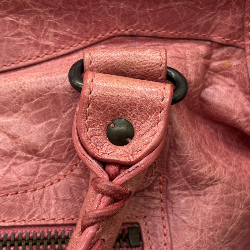 SS09 Balenciaga Pink City Leather Bag