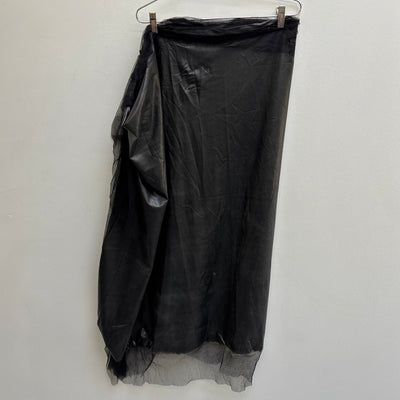 Marc Le Bihan Latex Tule Maxi Skirt