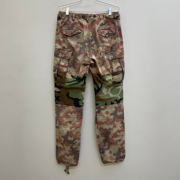 Mihara Yasuhiro Floral Camo Reconstructed Cargo Pants
