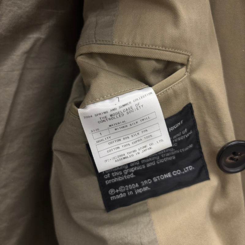 SS04 Julius Double Breasted Trench Coat